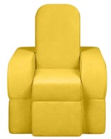 Fotoliu extensibil Edka Terra 3in1 80x180x30 M13 Sunny Yellow imaginea #2 — magazin online Desire.md