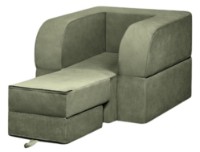 Fotoliu extensibil Edka Terra 3in1 80x180x30 M25 Green Khaki imaginea #3 — magazin online Desire.md