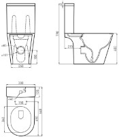 Унитаз Imprese Vaclav c06206403 фото №2 — интернет-магазин Desire.md