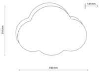 Plafonieră Tk-Lighting Cloud Mini 3144 Grey imaginea #5 — magazin online Desire.md