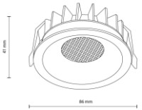 Встраиваемый светильник Tk-Lighting Nexus 18127 Black фото №2 — интернет-магазин Desire.md