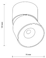 Спот Tk-Lighting Spark 18168 White фото №5 — интернет-магазин Desire.md
