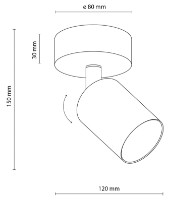 Spot Tk-Lighting Top 6088 Gold imaginea #2 — magazin online Desire.md