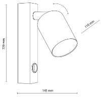 Бра Tk-Lighting Top 6186 White фото №2 — интернет-магазин Desire.md