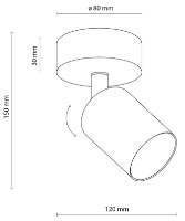 Spot Tk-Lighting Top 6197 White imaginea #3 — magazin online Desire.md