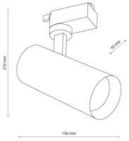 Corp de iluminat cu sina Tk-Lighting Tracer 18178 Black imaginea #4 — magazin online Desire.md