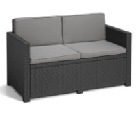 Набор садовой мебели Keter Monaco Set with Storage Table Graphite (216779) фото №4 — интернет-магазин Desire.md