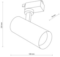Трековый светильник Tk-Lighting Tracer 18189 Black фото №3 — интернет-магазин Desire.md