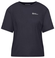 Женская футболка Jack Wolfskin Vonnan Crop T W Graphite, s.S