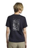 Женская футболка Jack Wolfskin Vonnan Graphic T W Explore Graphite, s.S фото №3 — интернет-магазин Desire.md