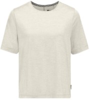 Женская футболка Jack Wolfskin Travel T W Cotton White Heather, s.L