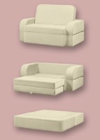 Canapea fără ramă Edka Terra 3in1 140x200x30 M2 Cream imaginea #2 — magazin online Desire.md