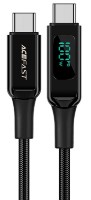 Cablu USB Acefast Type-C to Type-C 100W Black (C6-03)