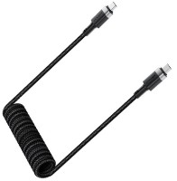 Cablu USB Acefast Type-C to Type-C Black (C14-03) imaginea #1 — magazin online Desire.md