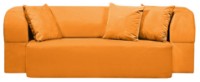 Canapea fără ramă Edka Meteor 200x160x32 P14 Orange Mandarin imaginea #2 — magazin online Desire.md