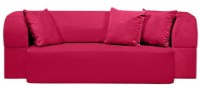Canapea fără ramă Edka Meteor 200x160x40 P17 Pink Raspberry imaginea #3 — magazin online Desire.md