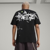 Tricou bărbătesc Puma X Nacho Puma Black, s.XL imaginea #3 — magazin online Desire.md