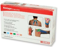 Bandă kineziologică Gima 5cm 5 m Mix 6pcs (34752) imaginea #3 — magazin online Desire.md
