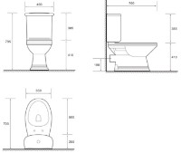 Vas WC VOLLE Barco (13-88-604) imaginea #2 — magazin online Desire.md