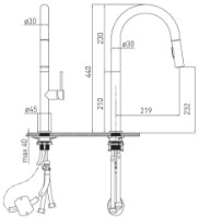 Baterie bucătărie VOLLE Bravo C (1500.110301) imaginea #2 — magazin online Desire.md