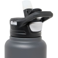 Бутылка для воды Jack Wolfskin Saima Insulated Straw Asphalt 0.95L фото №2 — интернет-магазин Desire.md