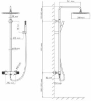 Душевой набор VOLLE Sistema R (1585.090204) фото №2 — интернет-магазин Desire.md