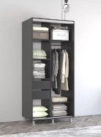 Dulap cu uşi glisante Mobildor-Lux Aron 100x240 Anthracite (aron497) K1 imaginea #2 — magazin online Desire.md