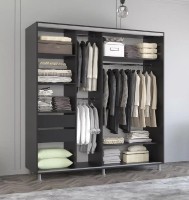 Шкаф-купе Mobildor-Lux Aron 210x230 Anthracite (aron819) K1 фото №2 — интернет-магазин Desire.md