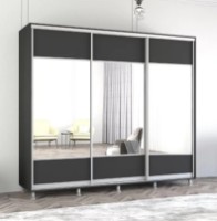 Dulap cu uşi glisante Mobildor-Lux Aron 260x230 Anthracite (aron3827) K1