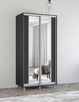 Dulap cu uşi glisante Mobildor-Lux Aron 100x200 Anthracite (aron598) K2