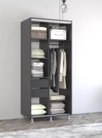 Dulap cu uşi glisante Mobildor-Lux Aron 120x220 Anthracite (aron741) K2 imaginea #2 — magazin online Desire.md