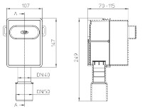 Sifon pentru masina de spalat HL 4000.0 imaginea #2 — magazin online Desire.md