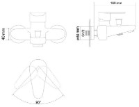 Baterie pentru cadă Rozzy Jenori Tap (RBSS200-3) imaginea #2 — magazin online Desire.md