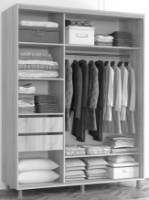 Шкаф-купе Mobildor-Lux Aron 190x230 Anthracite (aron1539) K3 фото №2 — интернет-магазин Desire.md