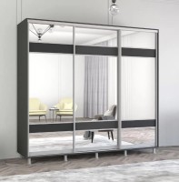 Шкаф-купе Mobildor-Lux Aron 260x220 Anthracite (aron3842) K3 фото №1 — интернет-магазин Desire.md