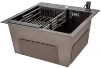 Chiuvetă de bucătărie Art Flame Hana Plus 45x45 Black