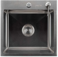 Chiuvetă de bucătărie Art Flame Hana Plus 45x45 Satin imaginea #6 — magazin online Desire.md