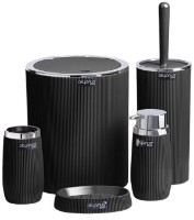 Набор для WC Okyanus Stripe Round 478 Black/Chrom