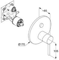 Baterie pentru cadă Kludi Bozz (387595376) imaginea #2 — magazin online Desire.md