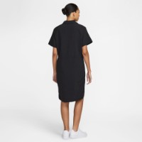 Rochie dame Nike W Nsw Evrythng Wvn Ss Mini Drs Black/White, s.L imaginea #2 — magazin online Desire.md