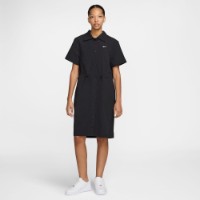 Rochie dame Nike W Nsw Evrythng Wvn Ss Mini Drs Black/White, s.XL imaginea #1 — magazin online Desire.md