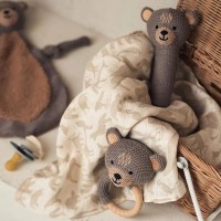 Pelinci Jollein Animals Nougat 3pcs 70x70 (535-851-67044) imaginea #3 — magazin online Desire.md