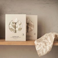 Пелёнки Jollein Animals Olive Green 2pcs 115x115 (535-852-67043) фото №3 — интернет-магазин Desire.md