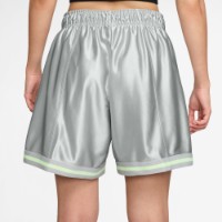 Pantaloni scurți dame Nike W Nsw Street 6 Satin Gx Shrt Light Smoke Grey/Barely Volt, s.L imaginea #2 — magazin online Desire.md