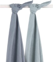 Пелёнки Jollein Bamboo Storm Grey 2pcs 115x115 (435-852-65308) фото №4 — интернет-магазин Desire.md