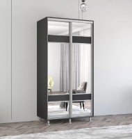 Dulap cu uşi glisante Mobildor-Lux Aron-P 100x210 Anthracite (aronp3297) K3 imaginea #1 — magazin online Desire.md