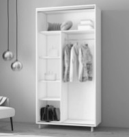 Dulap cu uşi glisante Mobildor-Lux Aron-P 120x230 Anthracite (aronp2931) K3 imaginea #2 — magazin online Desire.md