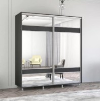 Dulap cu uşi glisante Mobildor-Lux Aron-P 200x200 Anthracite (aronp5180) K3 imaginea #1 — magazin online Desire.md