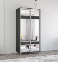 Шкаф-купе Mobildor-Lux Aron-S 100x230 Anthracite (arons4873) K3 фото №1 — интернет-магазин Desire.md