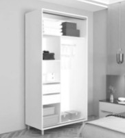 Dulap cu uşi glisante Mobildor-Lux Aron-S 110x230 Anthracite (arons5102) K3 imaginea #2 — magazin online Desire.md